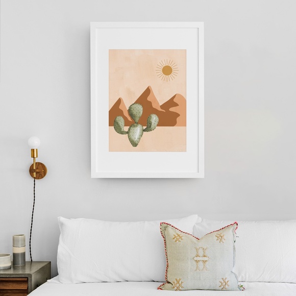 Wall Art Boho Nature Plants Print Illustration Unframed - Picture 4 of 14